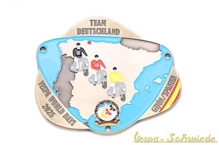 Plakette Vespa World Days 2025 1